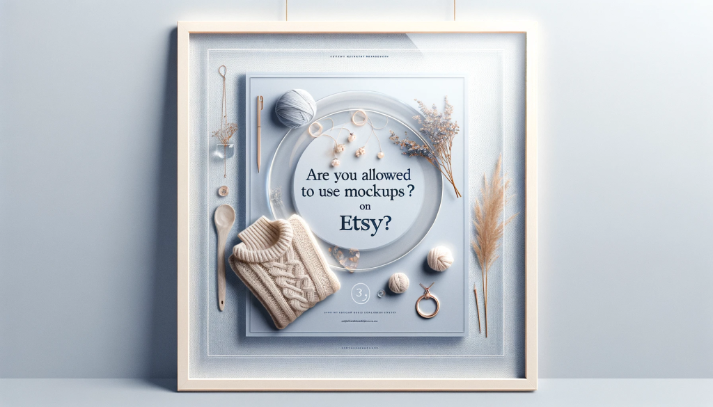 are you allowed to use mockups on etsy?